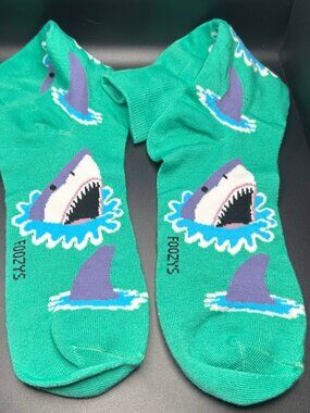 Lot of 5 Novelty Animal Socks XL Sharks Deer Flamingos Dogs